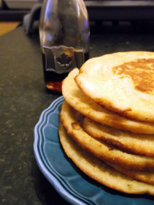Pancakes Syrup Stack
