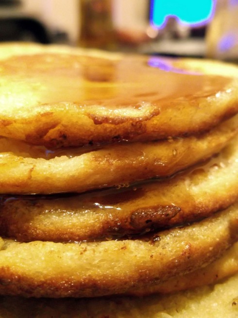 Pancakes Syrup Close